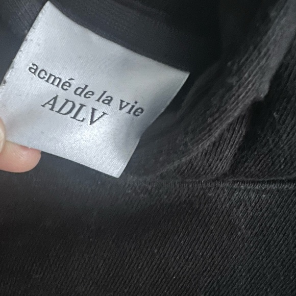Acmé de La Vie ADLV BABY FACE HOODIE BLACK DONUT Size 1 Oversized Travis Scott - Picture 6 of 11